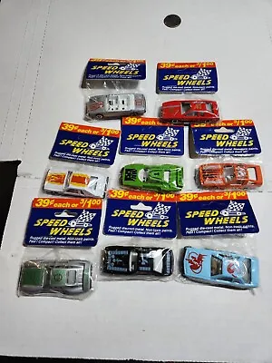 Lot Of 8 Sealed NEW -- SPEED WHEELS DIECAST Model Vintage Cars 1:64  • $11.99