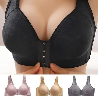 Women Intimates Brassiere Sport Bra Push Up Underwear Front Button Anti Sagging • £1.87