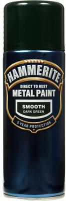 Hammerite - Direct To Rust Smooth - BBQ - Radiator Spray Paint - All Colours • £14.69