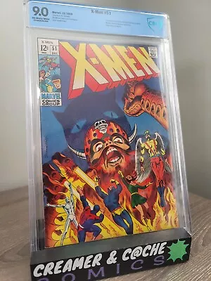 X-men #51 Cgc 9.0 Ow/wh Pages 🔑1st Appearance Of Erik The Red (cameo) 1968 • $275