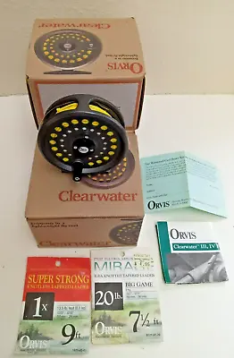 Vintage ORVIS Clearwater IV Reel 264T-61 W/Two Extra Spools +Leaders • $120