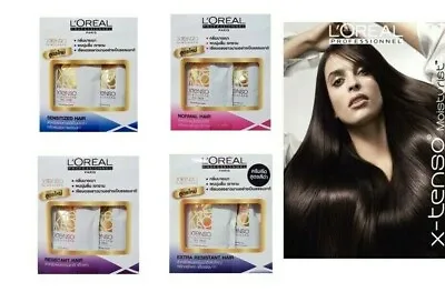 L'oreal X-Tenso Oleoshape Permanent Hair Straightening Cream Kit For Salon 400ml • $80