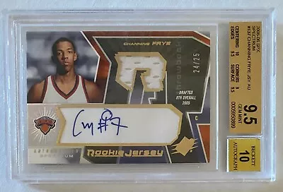 2005-06 SPx Spectrum Channing Frye Jersey Auto RC #'d 24/25 BGS 9.5/10 Gem Mint • $0.99