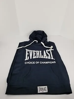 Mens Zara Everlast Sleeveless Sweat Hoodie Black Choice Of Champions Logo Small • $31.99