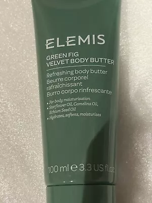 Elemis Green Fig Velvet Body Butter 100ml New • £14.40