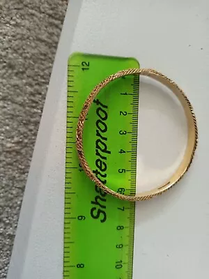 22ct Yellow Gold Bangle - Approx. 13 Grams. Please See Pictures • £1100