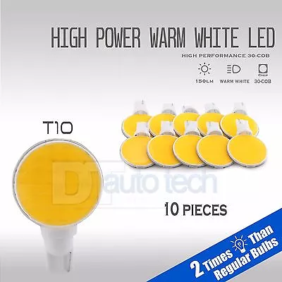 10X High Power T10/921/194 RV Camper Trailer LED Interior Light Bulbs Warm White • $20.99