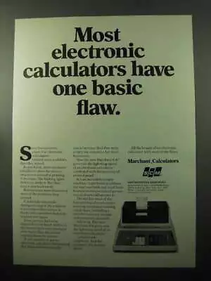 1969 SCM Marchant 616 Calculator - One Basic Flaw • $19.99