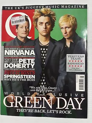 Q Magazine Green Day May 2009 The UK'S Biggest Music Magazine • $30