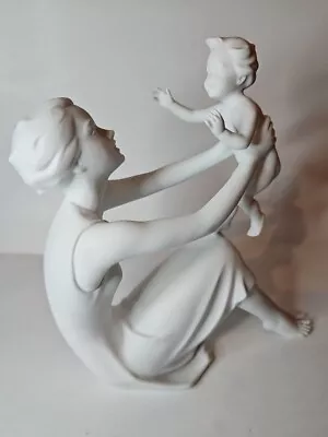Kaiser “Mother And Child” White Bisque Porcelain Figurine West Germany Statue • $38.99