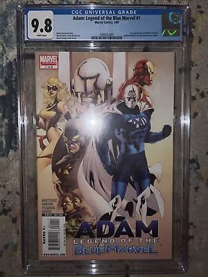 Adam Legend Of The Blue Marvel #1 Cgc 9.8 Nm/mt 1st App Blue Marvel 2009 • $799.95