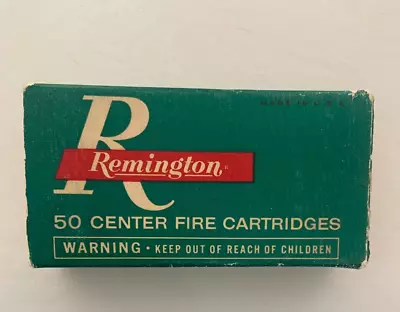 Vintage Remington 32 Long (7.65mm) Revolver Empty Cartridge Ammo Box - 1232 • $16