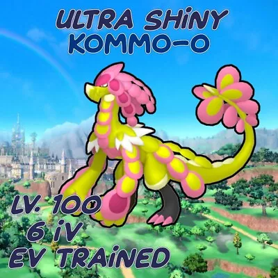 ✨ Ultra Shiny Kommo-o ✨ Pokemon Violet Scarlet ✨ Max Stats All Moves 6 IV • $1.20