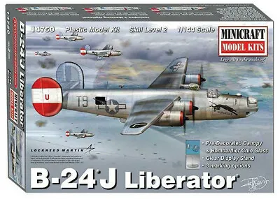 Minicraft B-24J  Liberator  1/144 Plastic Model Plane Kit 14750 • $20.99