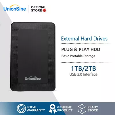 4TB 1TB External Hard Drive USB3.0 Portable External Data Storage Laptop Xbox PS • £11.39