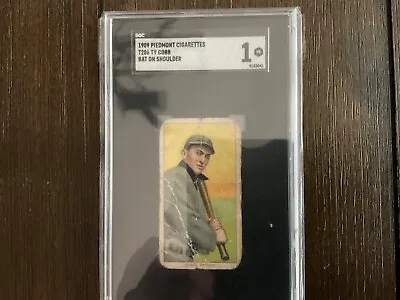 T206 1909 Ty Cobb Bat On Shoulder SGC  1 • $2975