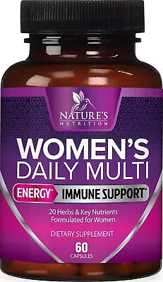 Multivitamin For Women - Highest Potency Complete Daily Multimineral Supplement • $17.62