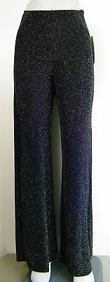 Saloos Black Sparkly Pants 4 Sparkle Variations  Sizes 12 14 16 18 20 22  • £24.99