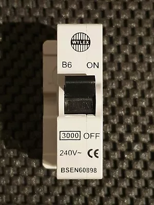 Wylex B6 Replacement Mcb For Old Rewirable Type Fuses * Very Good Condition * • £22.95