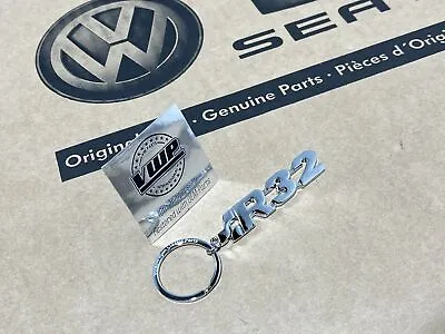 Volkswagen Golf MK4 MK5 R32 Keyring Key Chain Emblem Chrome Genuine Gift • $17.88