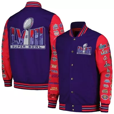 Men G-III Sports Carl Banks Super Bowl LVIII 2024 Money Ball Full-Snap Jacket • $179.99