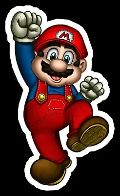 Super Mario 3.5 Inch Vinyl Sticker Decal Indoor/Outdoor • $3.50