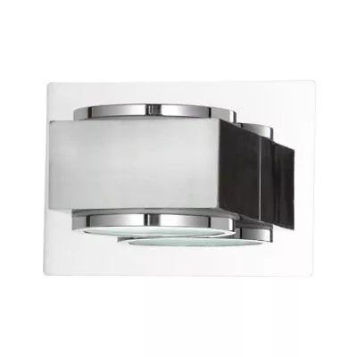 Litecraft Wall Light Square Up & Down Fitting - Polished Chrome Clearance        • £16