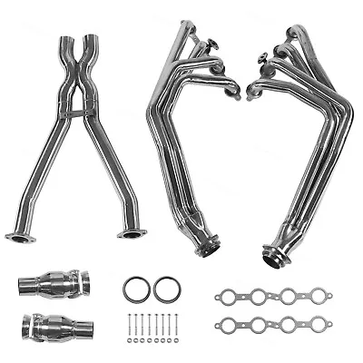 2 Sets Stainless Header Manifold FULL For Chevy 97-04 Corvette C5 2SETS • $225.74