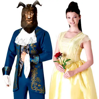 £45.99 • Buy Beauty And The Beast Adults Fancy Dress Disney Princess Live Action Costumes New