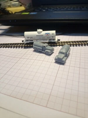 $8 • Buy Z Scale Train Miniature Tank Truck International R190, 1954