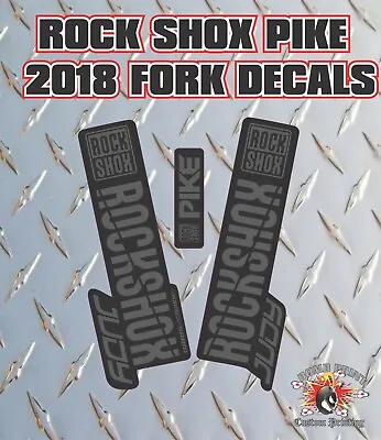 £6.99 • Buy Rockshox Judy 2018 Style Pike Fork Sticker Decal Graphics Enduro, DH, Stealth