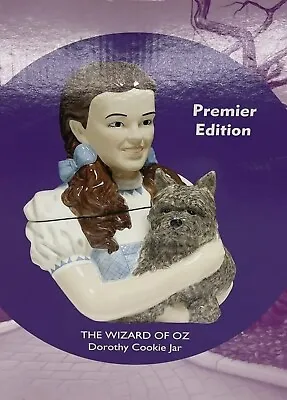 The Wizard Of Oz Dorothy And Toto Cookie Jar Limited Edition New Sealed Vtg • $249.99