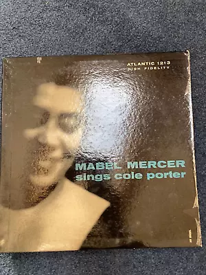 Mabel Mercer - Sings Cole Porter (1955) Black Label Atlantic VG+/VG+ • $14.99