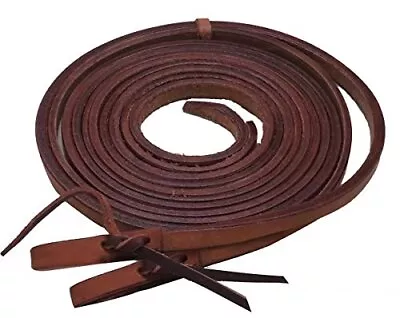 Showman 1/2  X 8' Argentina Cow Leather Split Reins • $29.95