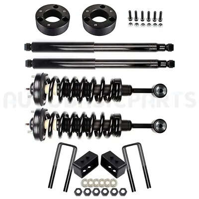 For 2004-2008 Ford F-150 4WD 3  Front & 3  Rear Lift Kit & Full Shocks Struts • $287.74