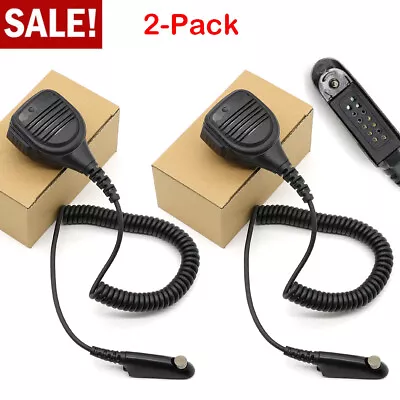 2-Pack Shoulder Speaker Mic For HT1250 HT1250LS HT750 PR860 PRO5050 Radios NEW • $29.99