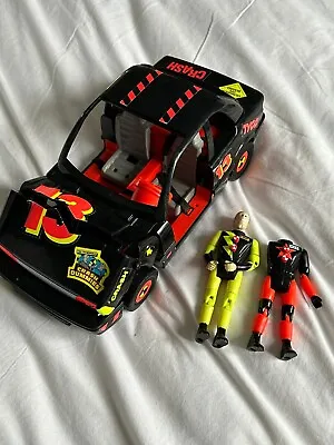 Crash Dummies Dummy Derby Crash Car Vintage And Figures Tyco Chip And Slick • £49.99