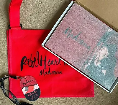 Madonna * Rebel Heart Tour Vip Book Lanyard & Bag * 2015 * Living For Love * Bn • £295