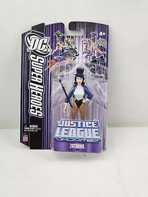 Mattel 2007 DC Super Heroes Justice League Unlimited ZATANNA Action Figure NIB • $34.99