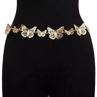 Jewelry Beach Butterfly Waist Chain Body Necklace Belly Belt  Fashion Jewelry • £5.85