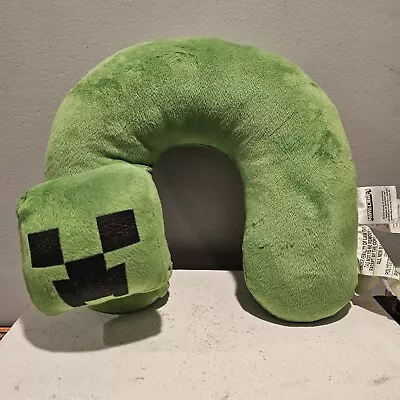 Minecraft Fleece Neck Pillow Creeper  Green  2019 Majang • $10