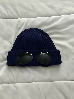 Genuine CP Company Beanie Hat Blue Excellent Condition.  • £35