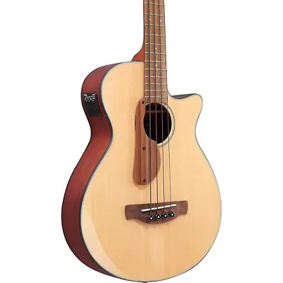Ibanez AEGB30E Spruce-Sapele Acoustic-Electric Bass Guitar Natural • $499.99