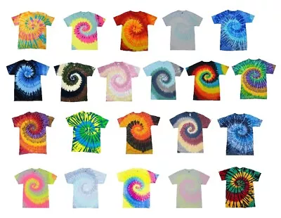 Pick A  Multicolor Swirl Tie Dye T-Shirts  Kids & Adults100% Cotton  • $17.15