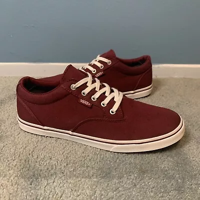 Vans Women’s Chukka Low 721356 Burgundy Red Suede Casual Shoes Sneakers Sz 8.5W • £33.25