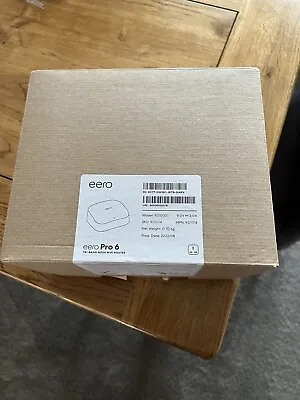 £100 • Buy EERO Pro 6 Tri-Band WiFi 6 Mesh Wireless Router - K010001, White