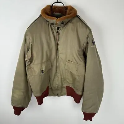 Excellent Buzz Rickson's Jacket M  B-10 Flight Jacket 38 Red Rib Rare • $481.40