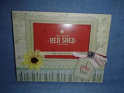 Picture Frame Premium Quality Red Shed 6  X 4   Grandma I Love You  NEW • $5.02