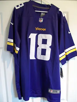 Justin Jefferson Nfl Nike Jersey New Mens Size 3x-large Purple-minnesota Vikings • $47.99