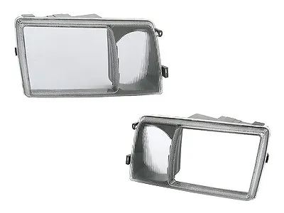 For Mercedes W126 420SEL 350SD Left Right Set Headlight Door Bezel Outer Rim URO • $119.95